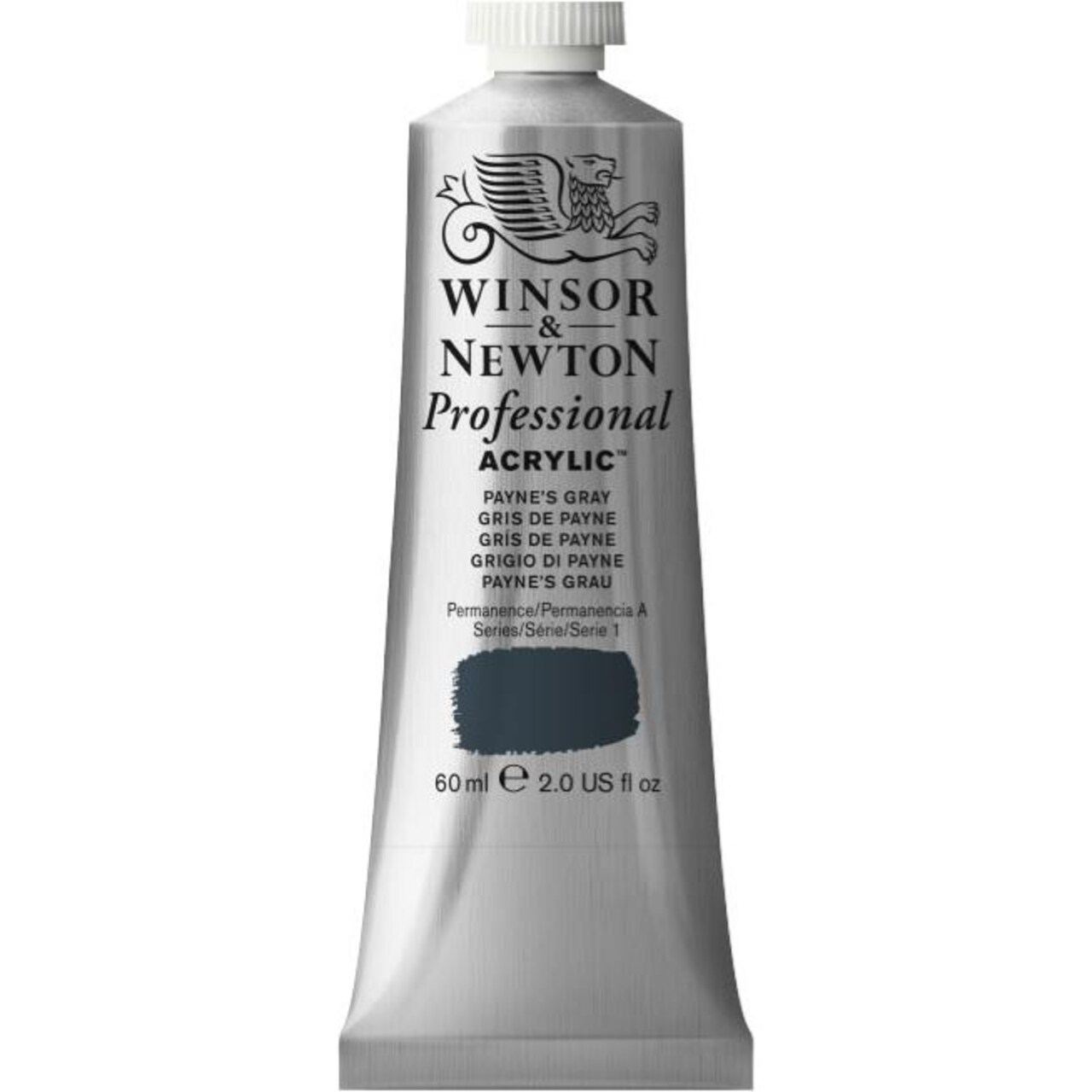 Winsor & Newton Artists' Acrylic Color, 60Ml, Payne's Gray